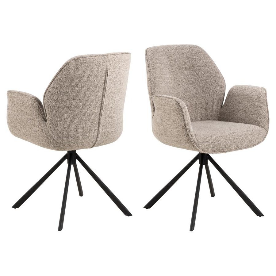 aura-spisebordsstol-med-armln-i-beige-fra-actona-61x62x90cm-0000100865-3 Aura Spisebordsstol Armlæn Beige Actona