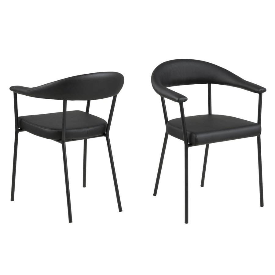 ava-spisebordsstol-med-armln-i-sort-fra-actona-525x56x775cm-0000099566-5 Ava Spisebordsstol Armlæn Sort Actona