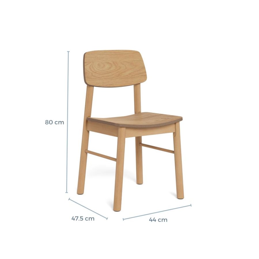 Barlow Spisebordsstol Eg Egefiner Stel Bejdset