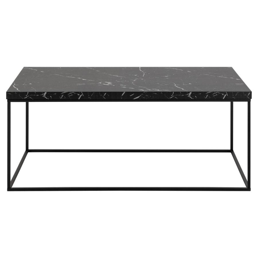 Barossa Rektangulær Sofabord Sort Marmor Marquina