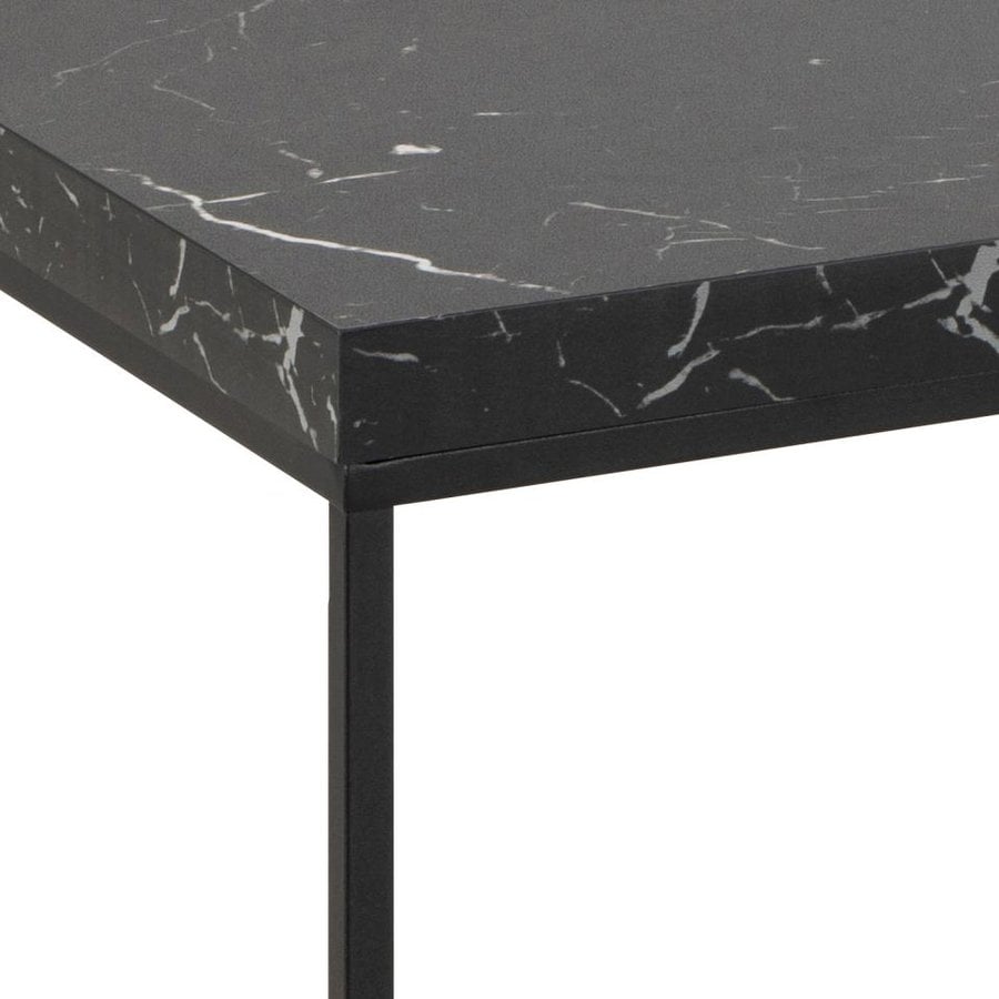 Barossa Rektangulær Sofabord Sort Marmor Marquina