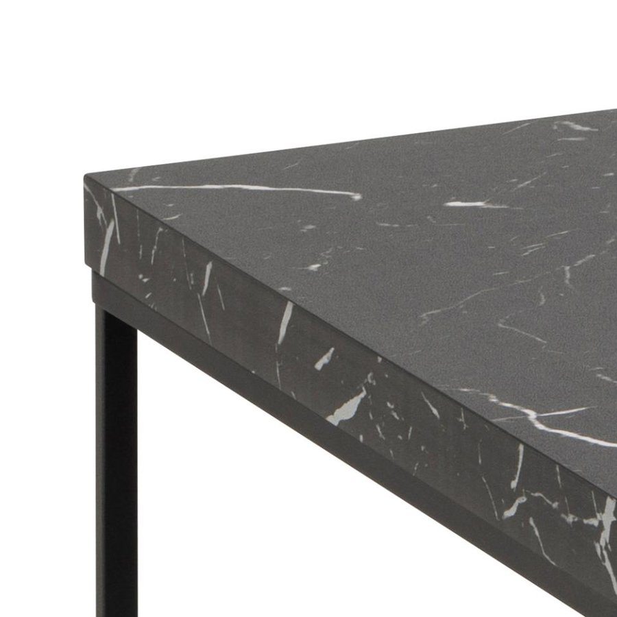 Barossa Rektangulær Sofabord Sort Marmor Marquina