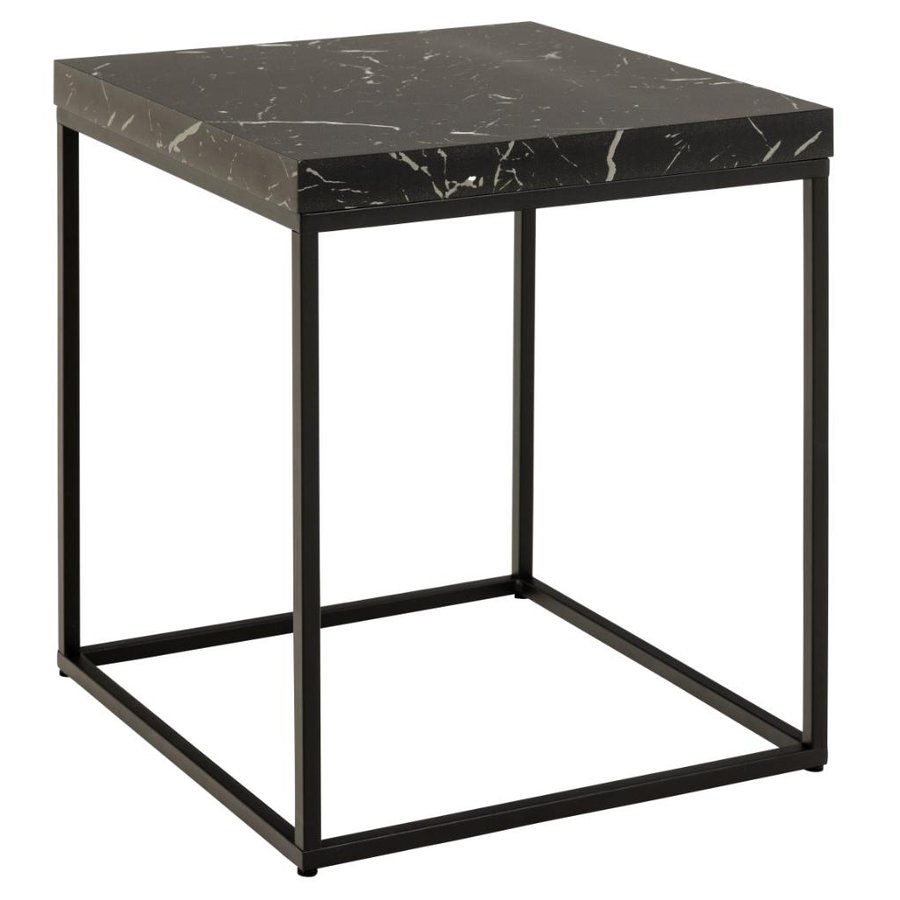 Barossa Sofabord Sort Mdf Stel Sort