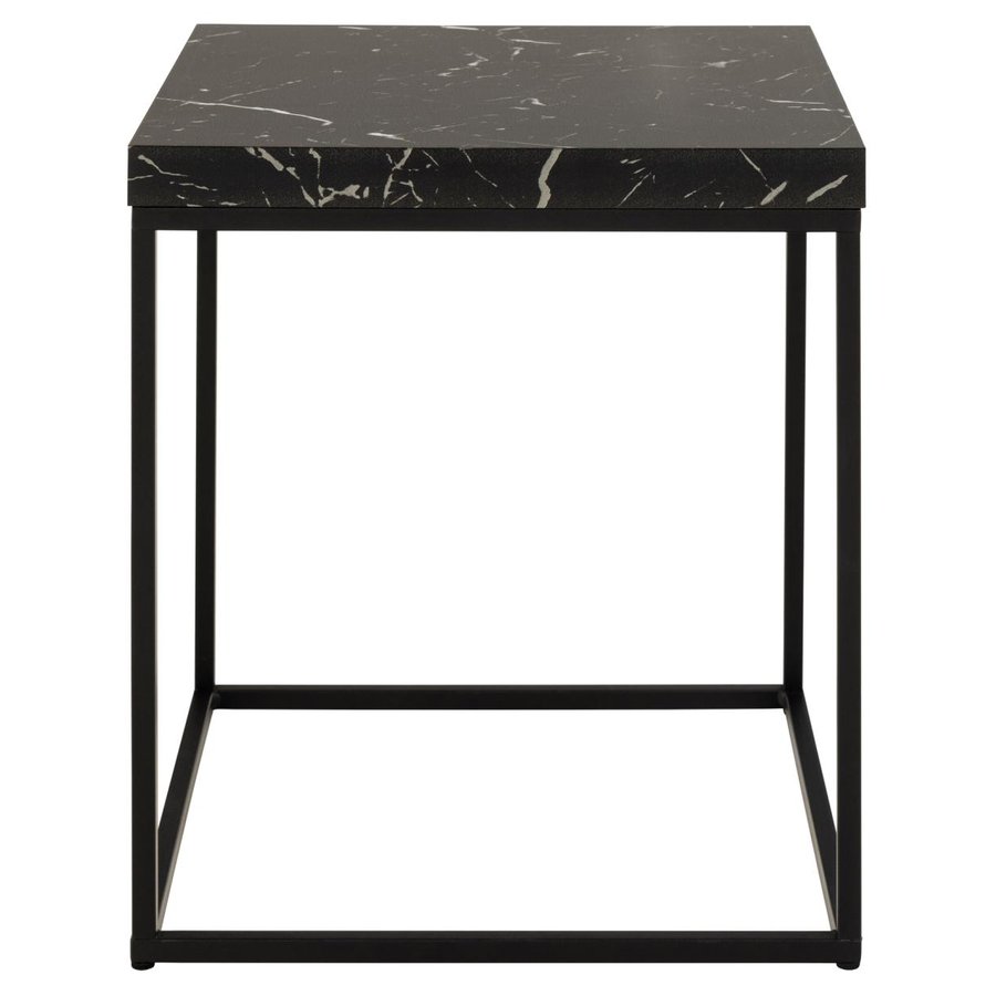Barossa Sofabord Sort Mdf Stel Sort