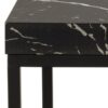 Barossa Sofabord Sort Mdf Stel Sort