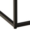 Barossa Sofabord Sort Mdf Stel Sort