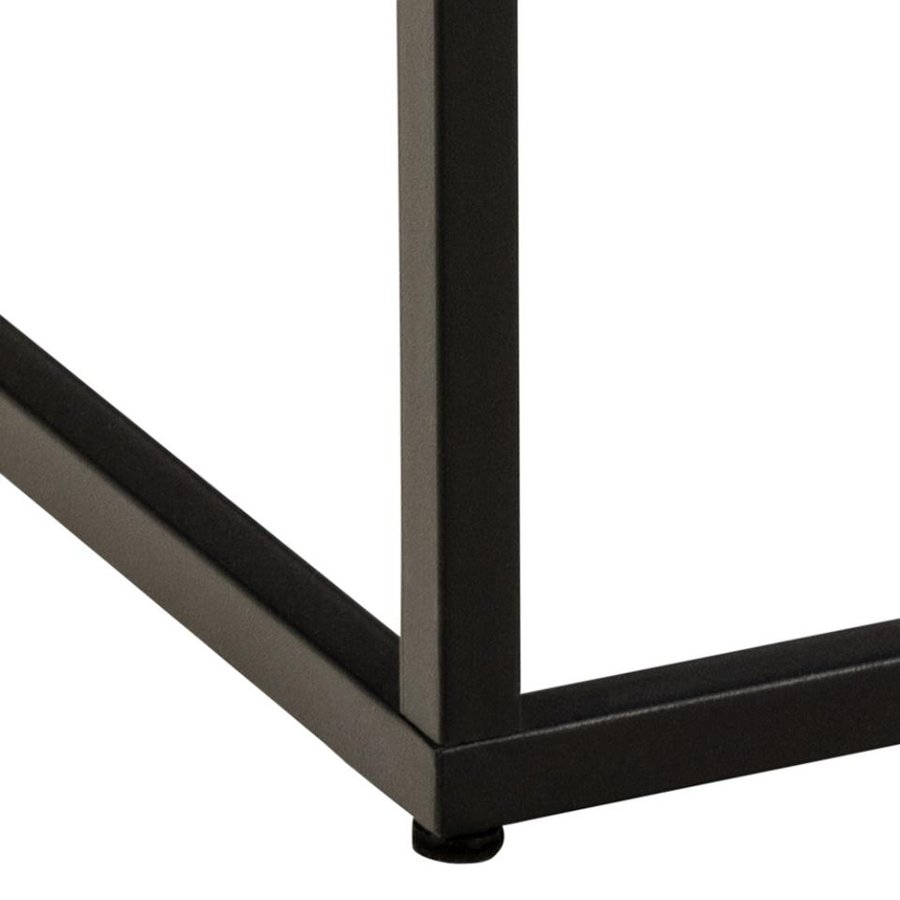 Barossa Sofabord Sort Mdf Stel Sort