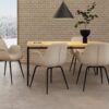 beth-spisebordsstol-i-sand-stof-med-armln-og-stel-i-sort-stl-fra-acton-0000113082-1 Beth Spisebordsstol Sand Stof Armlæn Stel