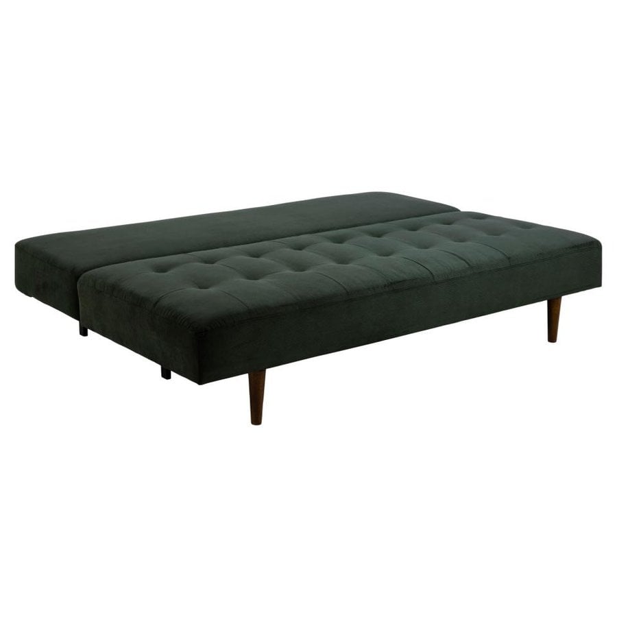blain-sovesofa-i-mrkegrn-stof-med-udtrksseng-stel-i-rg-gummitr-fra-act-H000024065-5 Blain Sovesofa Mørkegrøn Stof Udtræksseng Stel