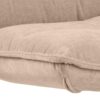 Blizzard Loungestol Beige Stof Drejefunktion Horisontal