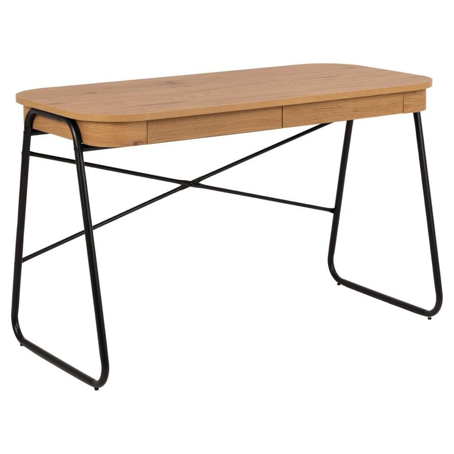 Blueton Skrivebord Mat Vild Eg Stel