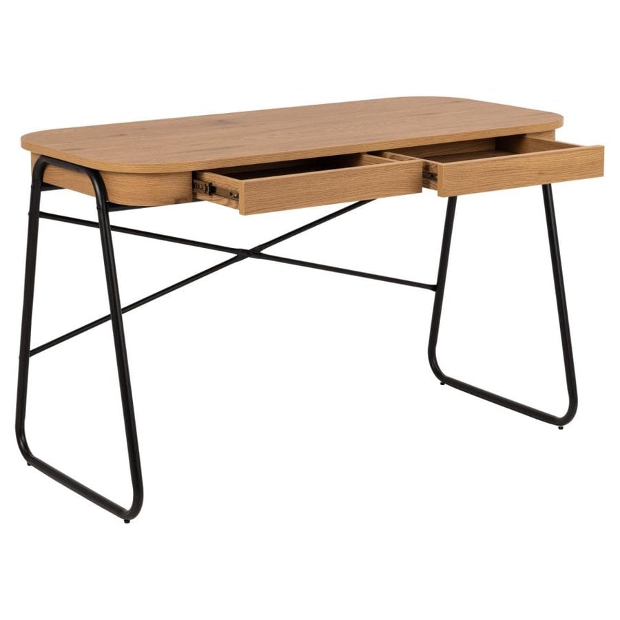 Blueton Skrivebord Mat Vild Eg Stel