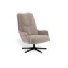 Bosley Lounge Stol Beige Stof Armlæn