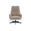 Bosley Lounge Stol Beige Stof Armlæn