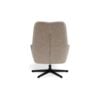 Bosley Lounge Stol Beige Stof Armlæn