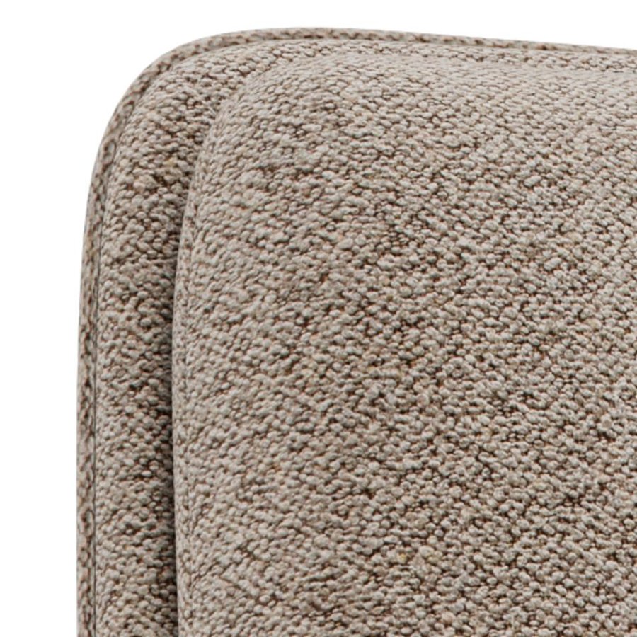 Bosley Lounge Stol Beige Stof Armlæn
