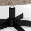 Bosley Lounge Stol Beige Stof Armlæn