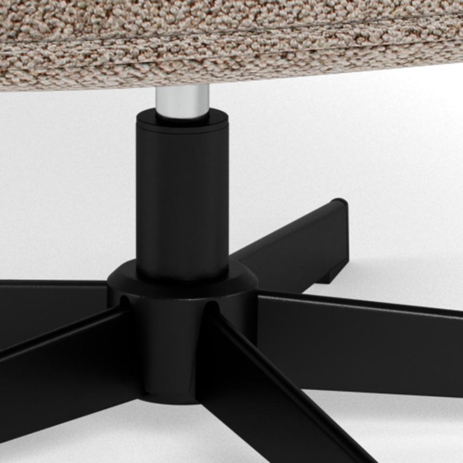 Bosley Lounge Stol Beige Stof Armlæn