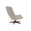 Bosley Loungestol Beige Stof Armlæn Drejefunktion