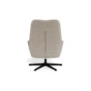 Bosley Loungestol Beige Stof Armlæn Drejefunktion