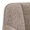 Brenda Spisebordsstol Beige Stof Armlæn Stel