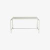 BRENTA Havebord i Hvid Metal fra Nordal | 152x72x75 cm hos uniquebeds, home & living - Billede 1