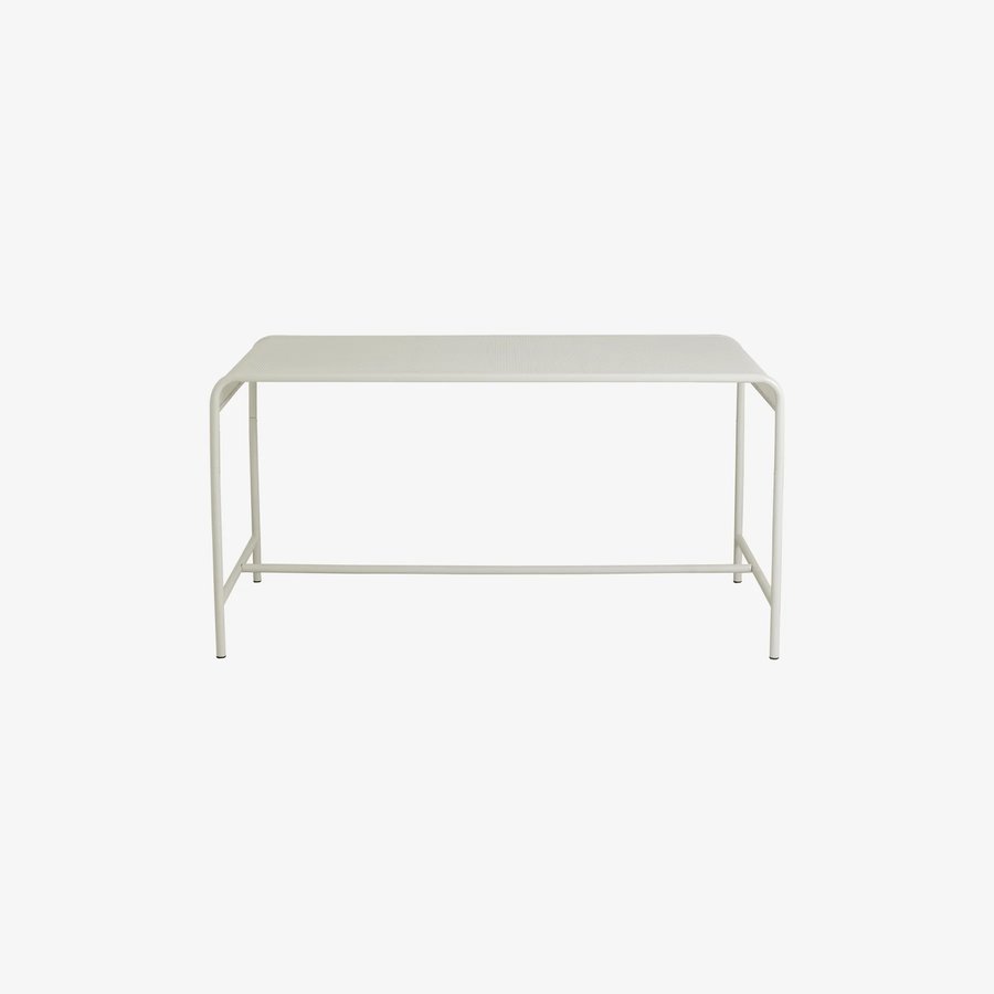 BRENTA Havebord i Hvid Metal fra Nordal | 152x72x75 cm hos uniquebeds, home & living - Billede 1