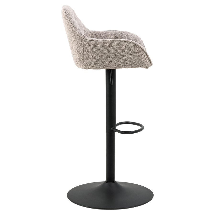 Brooke Barstol Beige Stof Drejefunktion Fodstøtte
