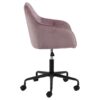 brooke-skrivebordsstol-i-dusty-rose-stof-med-armln-og-stel-i-sort-stl-0000088036-4 Brooke Skrivebordsstol Dusty Rose Stof Armlæn
