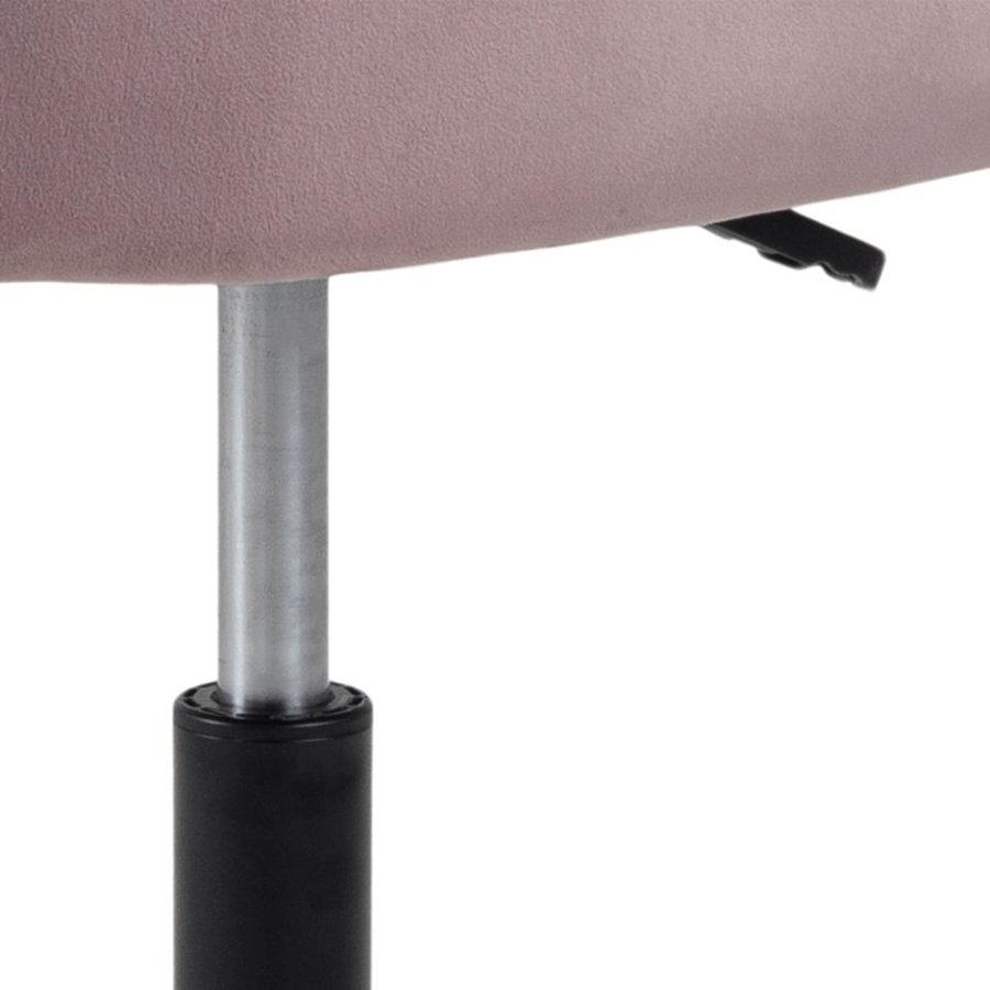 brooke-skrivebordsstol-i-dusty-rose-stof-med-armln-og-stel-i-sort-stl-0000088036-7 Brooke Skrivebordsstol Dusty Rose Stof Armlæn