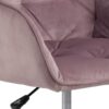 brooke-skrivebordsstol-i-dusty-rose-stof-med-armln-og-stel-i-sort-stl-0000088036-8 Brooke Skrivebordsstol Dusty Rose Stof Armlæn