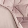 Brooke Spisebordsstol Dusty Rose Stof Armlæn