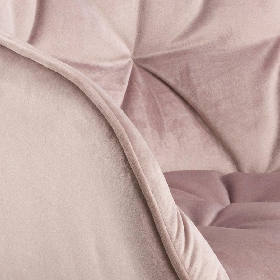 Brooke Spisebordsstol Dusty Rose Stof Armlæn