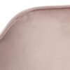 Brooke Spisebordsstol Dusty Rose Stof Armlæn