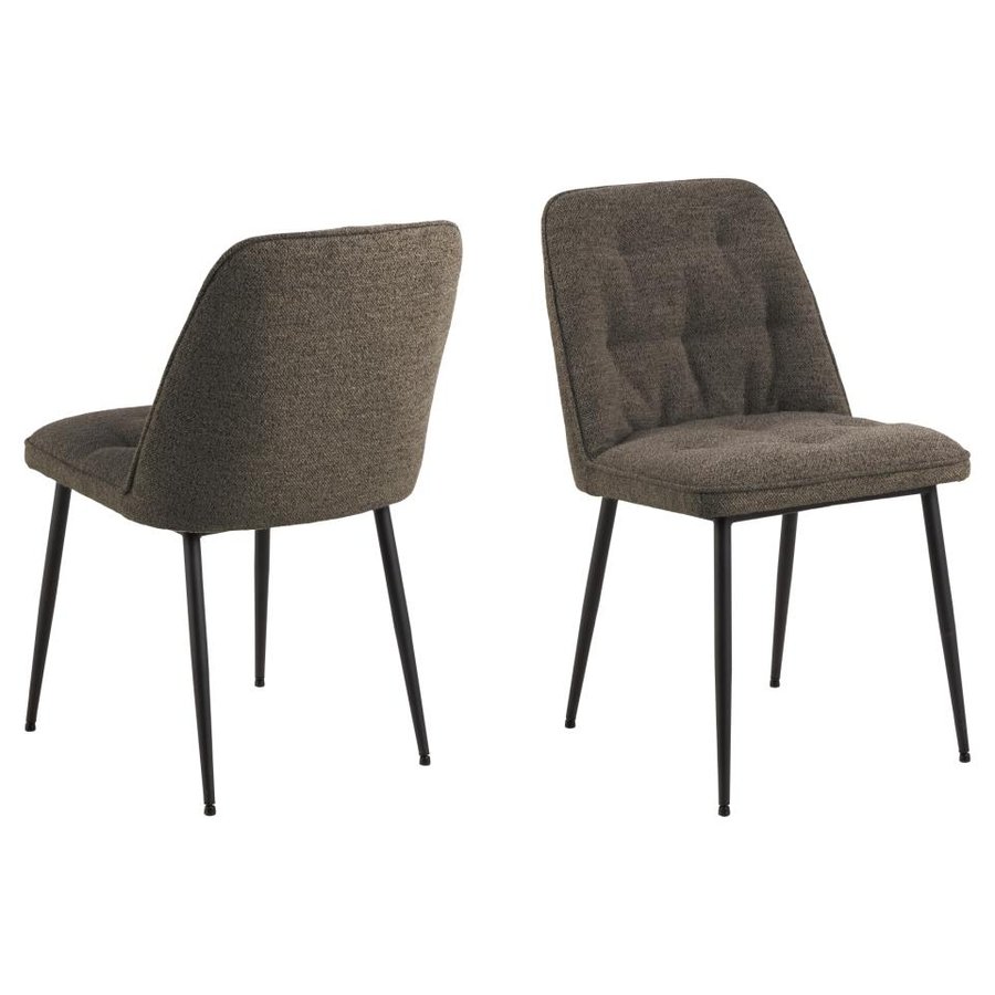 brooke-spisebordsstol-i-taupe-stof-med-indsyninger-og-stel-i-sort-stl-0000107640-4 Brooke Spisebordsstol Taupe Stof Indsyninger Stel