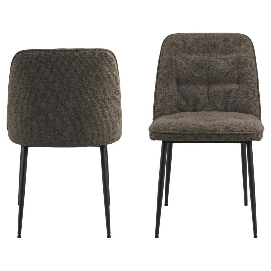 brooke-spisebordsstol-i-taupe-stof-med-indsyninger-og-stel-i-sort-stl-0000107640-5 Brooke Spisebordsstol Taupe Stof Indsyninger Stel
