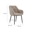 brooke-spisebordsstol-med-armln-i-beige-fra-actona-55x58x83cm-0000098182-10 Brooke Spisebordsstol Armlæn Beige Actona