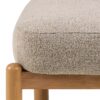 Burley Lounge Stol Beige Stof Posefjedre
