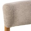 Burley Lounge Stol Beige Stof Posefjedre