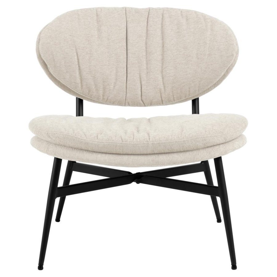 Burma Loungestol Beige Stof Stel Sort