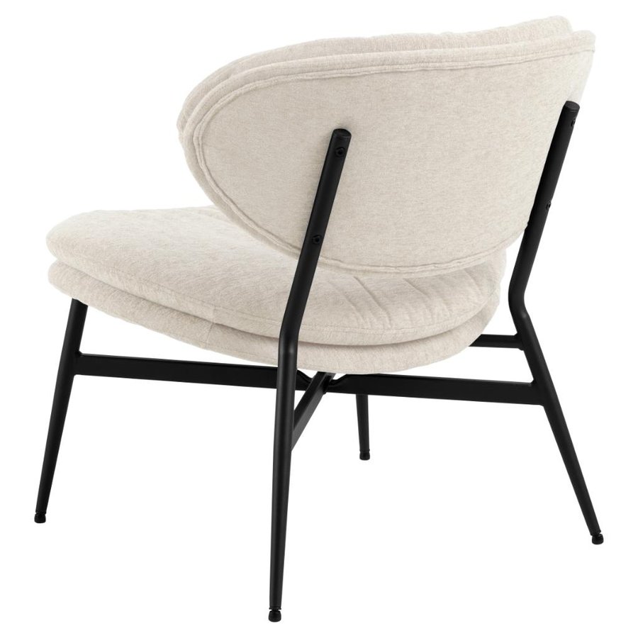 Burma Loungestol Beige Stof Stel Sort