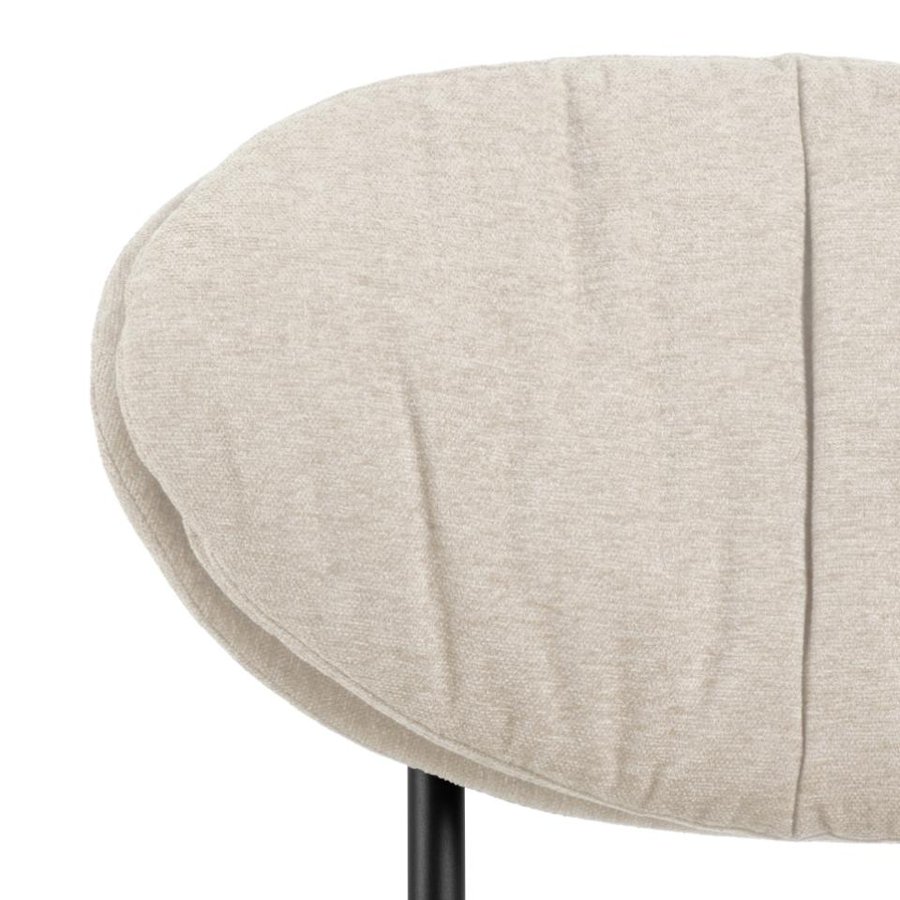 Burma Loungestol Beige Stof Stel Sort