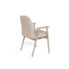 Calvin Spisebordsstol Beige Stof Armlæn Stel