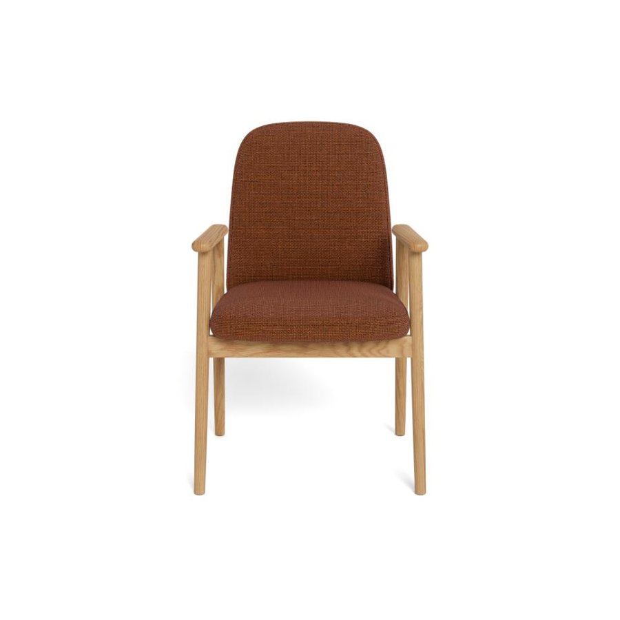 Calvin Spisebordsstol Armlæn Terracotta Actona