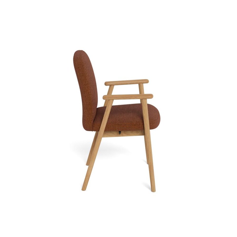 Calvin Spisebordsstol Armlæn Terracotta Actona