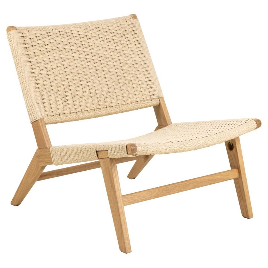 Carson Lounge Stol Off White Papirflet