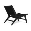 Carson Lounge Stol Sort Papirflet Stel