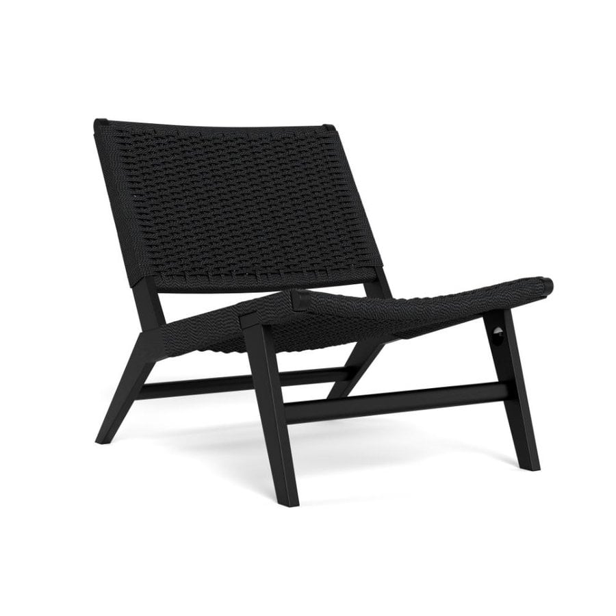Carson Lounge Stol Sort Papirflet Stel