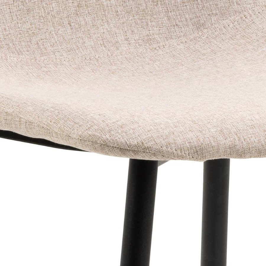 Celia Spisebordsstol Beige Stof Horisontal Syning