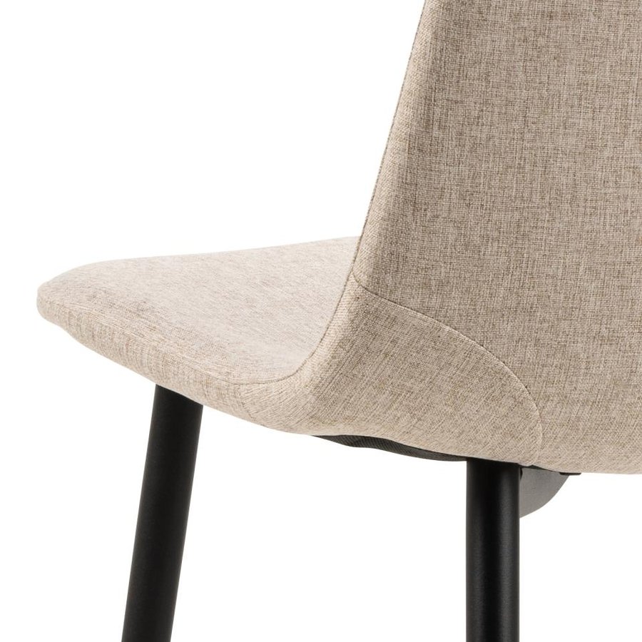 Celia Spisebordsstol Beige Stof Horisontal Syning